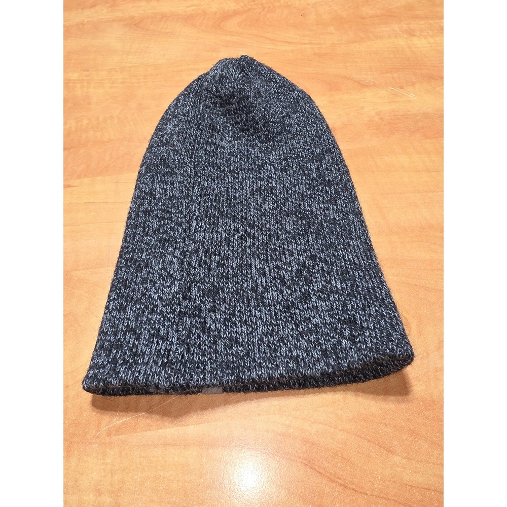 Bula Mens Gray Black Marled Wool Blend Knit Beanie Hat Made in Canada 1171013 - Picture 2 of 8